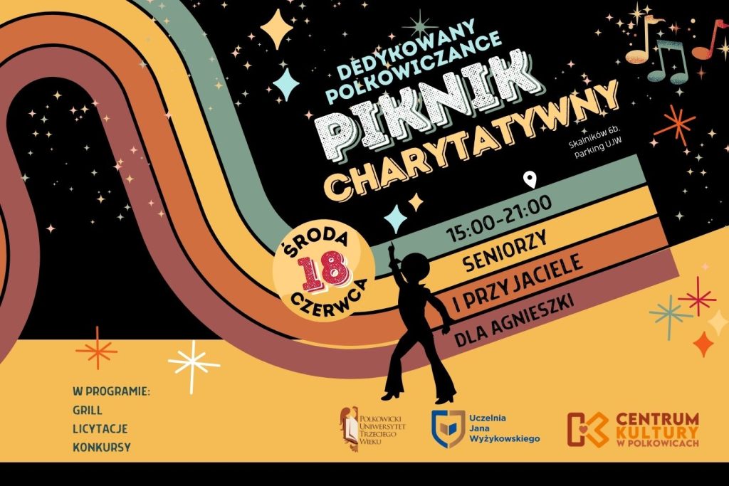 Piknik charytatywny dla Agnieszki: środa 18 czerwca, godz. 15:00-21:00. W programie grill, licytacje i konkursy.
