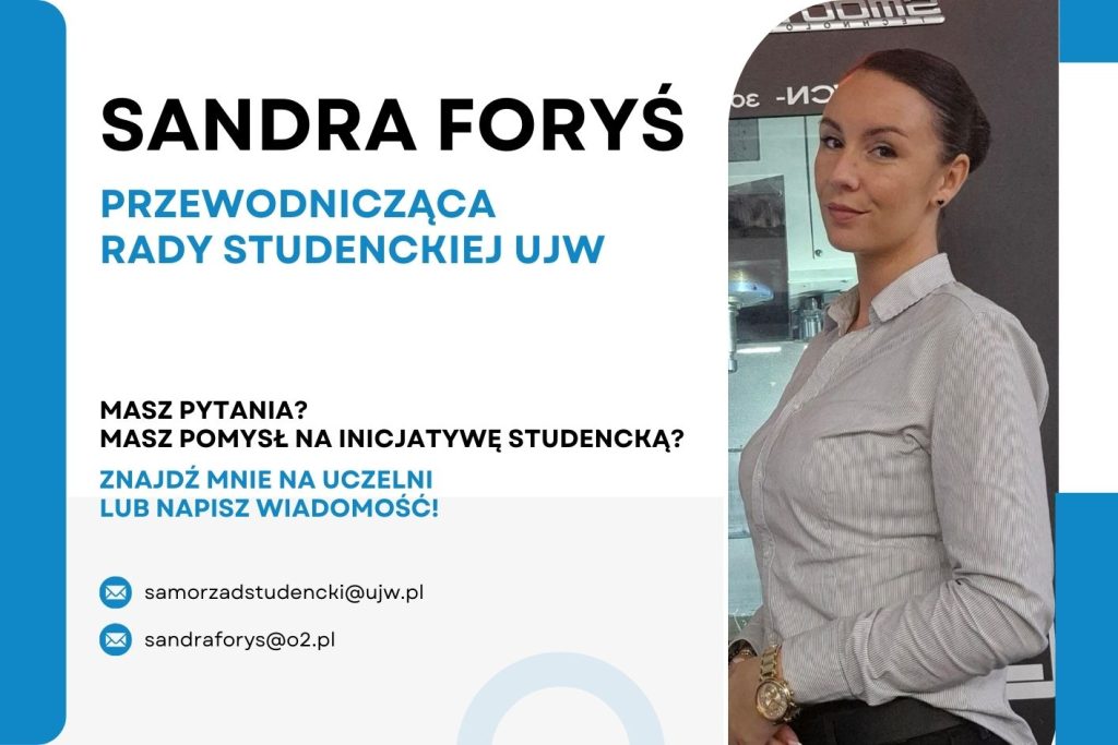 przewodnicząca rady studentów - Sandra foryś