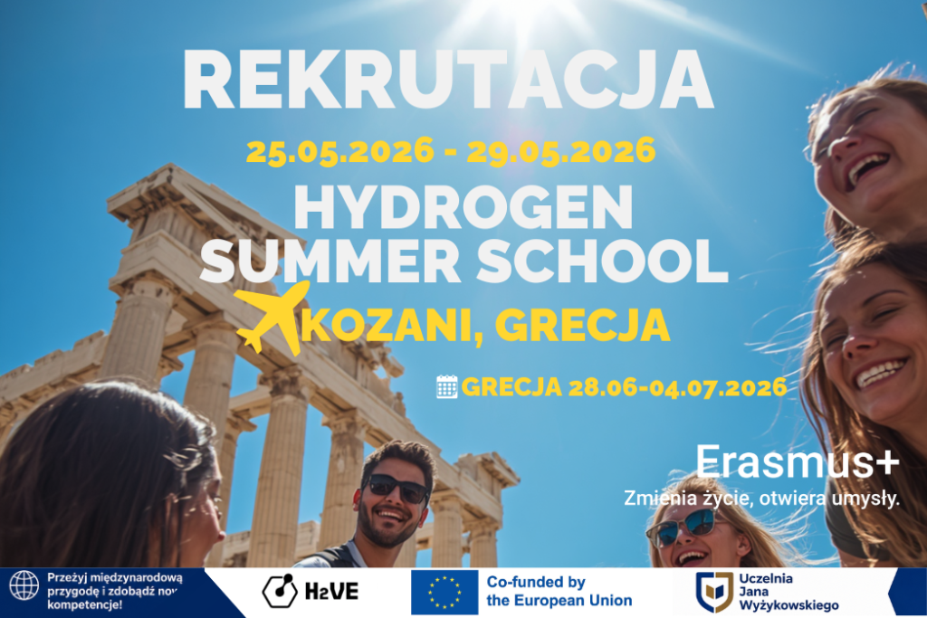 Hydrogen Summer School w Kozani w Grecji: rekrutacja 25-29 maja 2026 r., wyjazd 28 czerwca-4 lipca 2026 r.